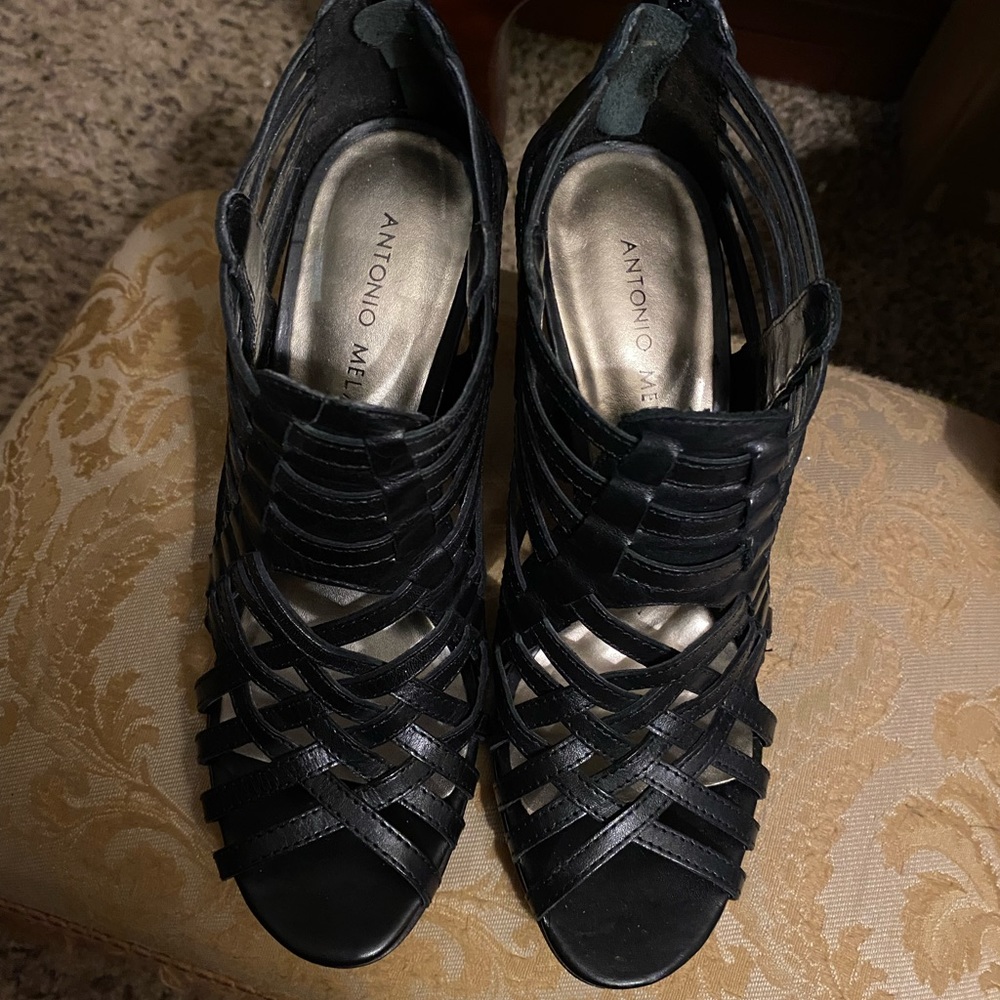 Antonio Melani Strappy Heels SZ 7
